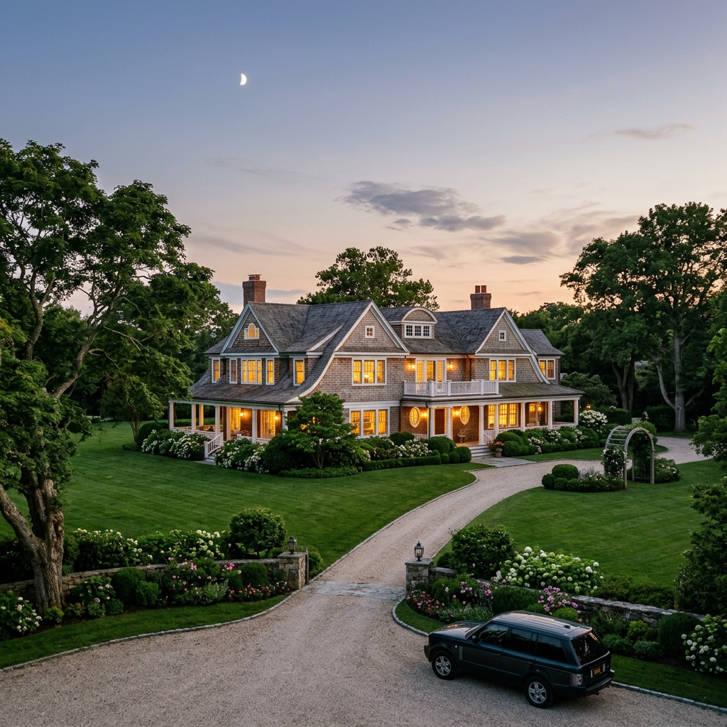 Large, elegant family estate in the Hamptons